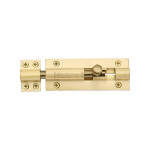 M Marcus Heritage Brass Door Bolt Straight 100 x 38mm